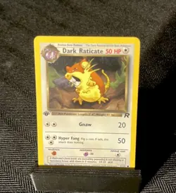 Dark Raticate 2000 Team Tocket 51/82 1st Edition TCG Pokemon Card - Image 1