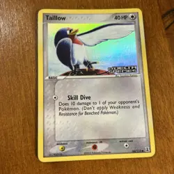 Taillow 86/113 - EX Delta Species - Common Stamped Holo LP Pokemon Card, 2005 - Image 1