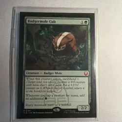 Badgermole Cub - Near Mint MTG Avatar: The Last Airbender - Image 1