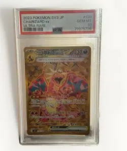 PSA 10 Charizard ex UR 139/108 SV3 Ruler of the Black Flame JP Pokemon Card #4 - Image 1