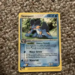 Pokemon TCG EX Ruby & Sapphire Swampert Card 23/109 Rare Nm/LP - Image 1
