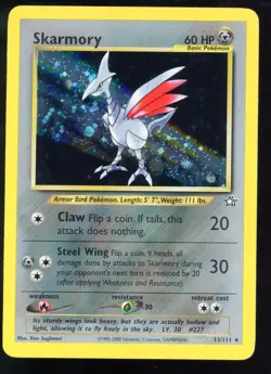 Skarmory Neo Genesis 13/111 Holo Unlimited Holo Rare Pokemon Card WOTC - Image 1