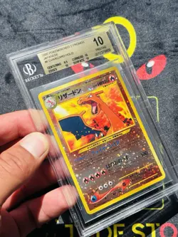 Pokemon Card Charizard Holo No 006 Neo 2 Promo Jap BGS 10 PRISTINE 2000 - Image 2