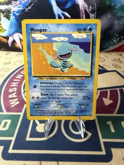 Pokemon TCG Wooper Neo Genesis 82/111 Regular Common Card - Image 1