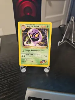 POKEMON KOGA'S ARBOK 25/132 RARE GYM CHALLENGE LP - NM CARD - Image 1