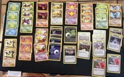 74 Card Pokemon TCG Lot! Team Rocket Unlimited Series, Vintage 2000 WOTC, - Image 2