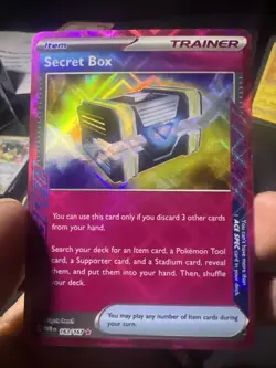 Pokemon TCG Secret Box 163/167 Twilight Masquerade Ace Holo Card NM Condition - Image 1