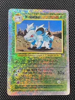 Nidorina 55/110 Reverse Holo Legendary Collection Pokemon Card LP/NM - Image 1