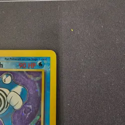 Vintage Pokemon Poliwrath Base Set 2 Holo Rare Card TCG MP 90s - Image 3
