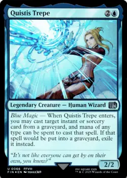 MTG Quistis Trepe Foil NM FINAL FANTASY Magic 66 - Image 1