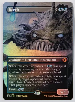 Lorwyn Eclipsed Deceit FOIL BORDERLESS Mythic 293 Magic the Gathering - Image 1