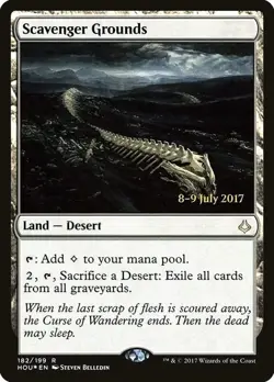 Scavenger Grounds [Hour of Devastation Prerelease Promos] Foil Near Mint - Image 1