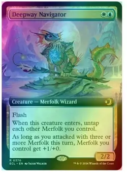 Deepway Navigator (Extended Art) 0370 (R) MTG Lorwyn Eclipsed (ECL) - Image 1