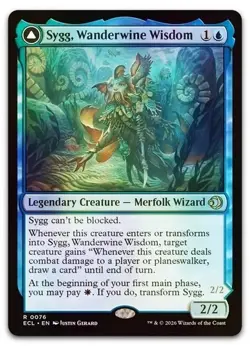 Sygg, Wanderwine Wisdom #76 (Foil) (NM) ECL Magic MTG - Image 1