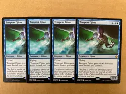 MTG 4x Tempest Djinn # 68 Dominaria Modern Magic the Gathering x4 NM - Image 1