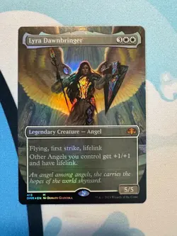 MTG Lyra Dawnbringer Foil Borderless X1 NM DMR - Image 1