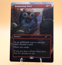 Tormenting Voice | #2319 | Rare | Borderless Rainbow Foil | Furby | Secret Lair - Image 1