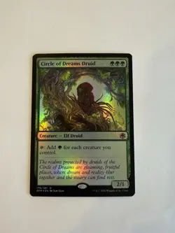 Circle of Dreams Druid Adventures in the Forgotten Realms Foil 176/281 MTG - NM - Image 1