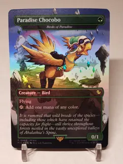 Paradise Chocobo - Birds of Paradise (Borderless) Commander: Final Fantasy Foil - Image 1