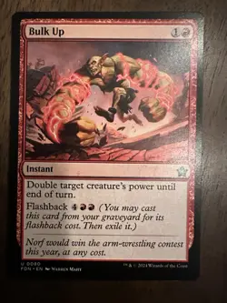 Bulk Up : MTG / Foundations FDN #0080 /NM - Image 1