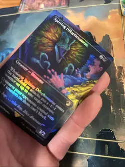 Spitting Dilophosaurus (Borderless) Universes Beyond: Jurassic Pikachu Foil - Image 3