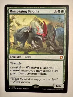Rampaging Baloths NM MTG Bloomburrow BLB BLC Magic - Image 1