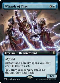 Wizards of Thay (Extended Art) Commander Legends: Battle for Baldur's Gate NM - Image 1
