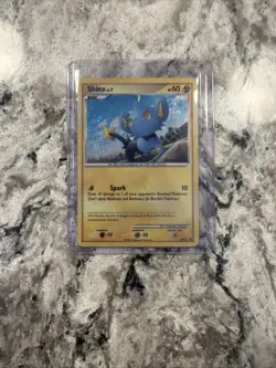 LP 2007 Shinx DP15 Black Star Promo Holo Rare Pokemon Card Holo LP - Image 1