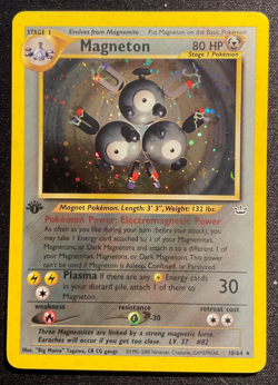Magneton Neo Revelation 1st Edition Holo Rare 10/64 Holo Pokemon TCG LP - Image 1