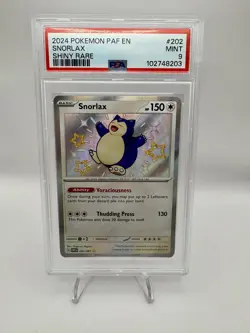 2024 POKEMON SVP EN-SV BLACK STAR PROMO #122 SNORLAX PSA 9 - Image 1