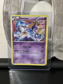 Pokemon Card 2013 Mewtwo Holo 53/113 2013 Legendary Treasures Heavily Played - Image 1