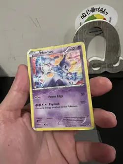Pokemon Card 2013 Mewtwo Holo 53/113 2013 Legendary Treasures Heavily Played - Image 3