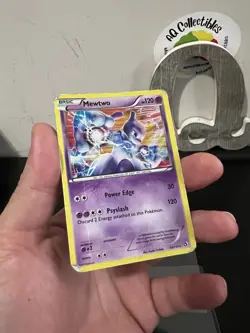 Pokemon Card 2013 Mewtwo Holo 53/113 2013 Legendary Treasures Heavily Played - Image 4