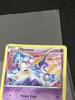 Pokemon Card 2013 Mewtwo Holo 53/113 2013 Legendary Treasures Heavily Played - Image 5