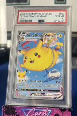 PSA 10 FLYING PIKACHU VMAX 007/025 CELEBRATIONS Pokemon Card TCG GEM MINT - Image 1
