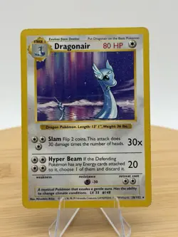 Vintage Pokemon Card - Dragonair 18/102 - Base Set (1999) - WOTC - Image 1