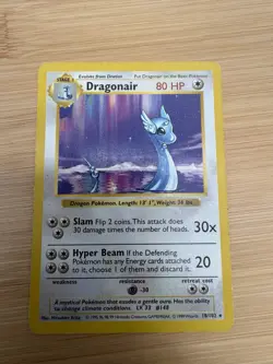 Vintage Pokemon Card - Dragonair 18/102 - Base Set (1999) - WOTC - Image 3