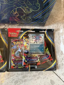 Pokemon Phantasmal Flames Mega Charizard UPC, 2 Booster Bundle, 2 Three Pk Blist - Image 4