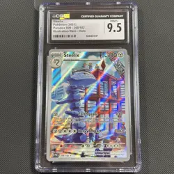 Pokemon Steelix 208/182 CGC 9.5 Mint+ Pokemon TCG Paradox Rift Illustration Rare - Image 1