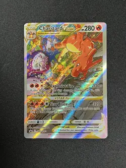 Pokemon TCG Charizard VSTAR Promo SWSH262 MISCUT Align Dot Sword & Shield - Image 1