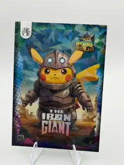 The Iron Giant (Pikachu) #165 - Galaxy Holo - Electric Pikachu Cosplay - Pokemon - Image 1