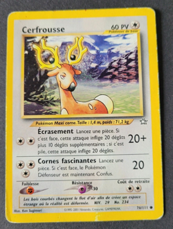 Carte Pokemon N°76/111 Cerfrousse - Wizards Neo Genesis - VF - Image 1