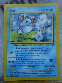 MARILL 40 PV 66/111 - NEO GENESIS - WIZARDS CARTE POKEMON - BON ETAT - Image 1