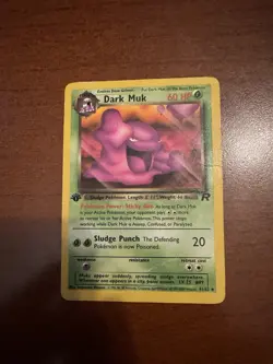 Pokemon TCG 1st Edition #89 Dark Muk Team Rocket Set 41/82 - Image 1
