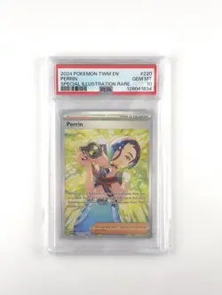 2024 POKEMON TWM EN-TWILIGHT MASQUERADE SPECIAL ILLUSTRATION RARE PERRIN PSA 10 - Image 1