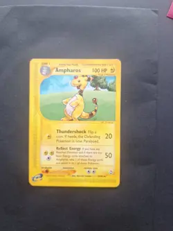 Pokemon TCG Ampharos #1/147 Non-Holo Aquapolis 2002 E Reader Vintage 2002 - Image 1