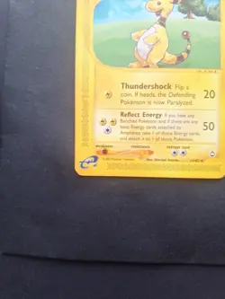 Pokemon TCG Ampharos #1/147 Non-Holo Aquapolis 2002 E Reader Vintage 2002 - Image 3