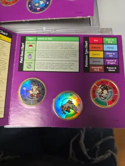 1999 Pokemon Battling Coin Game Lot 27 Coins 9 Packs - Image 2