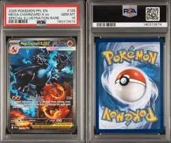 Pokemon 2025 Mega Charizard X ex 125/094 SIR Phantasmal Flames GEM MINT PSA 10 - Image 1
