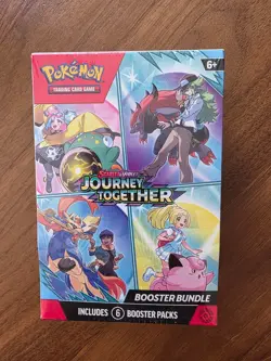 Pokemon Journey Together Booster Bundle Brand New Sealed 6 Booster Packs - Image 1
